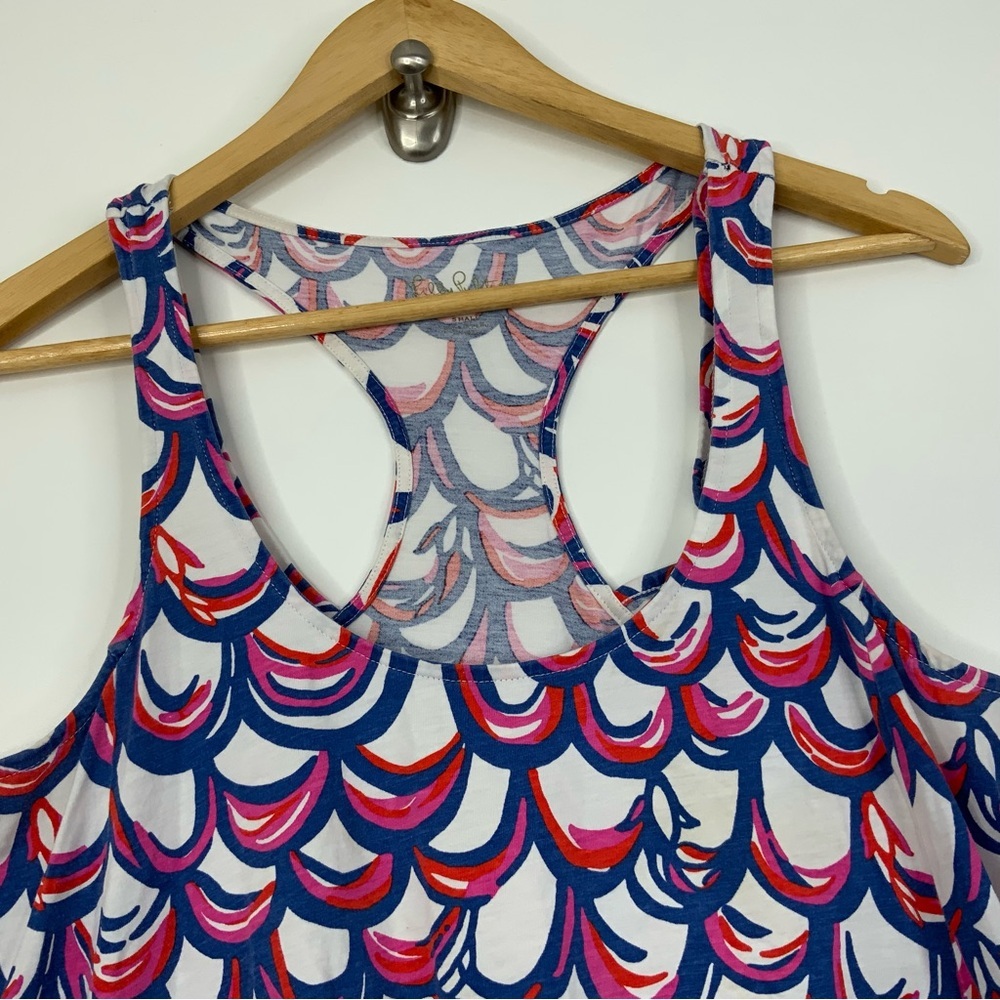 Lilly Pulitzer Monterey Tank Dress in Gillty print.  Patriotic - Size Small. - Picture 9 of 15